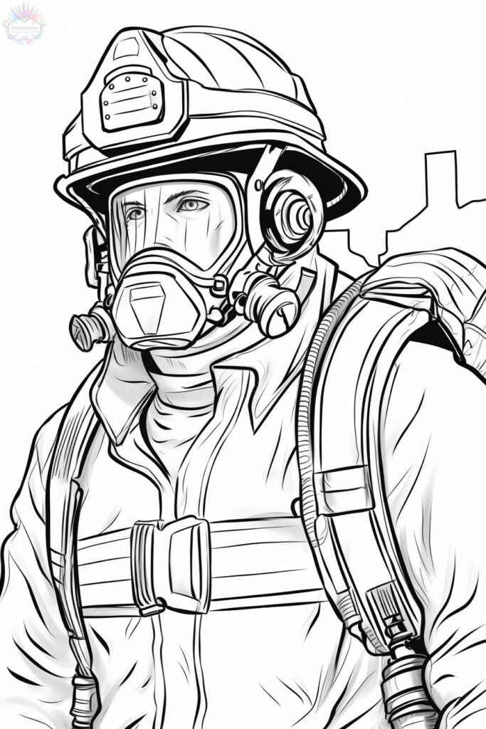 Ausmalbilder Feuerwehr