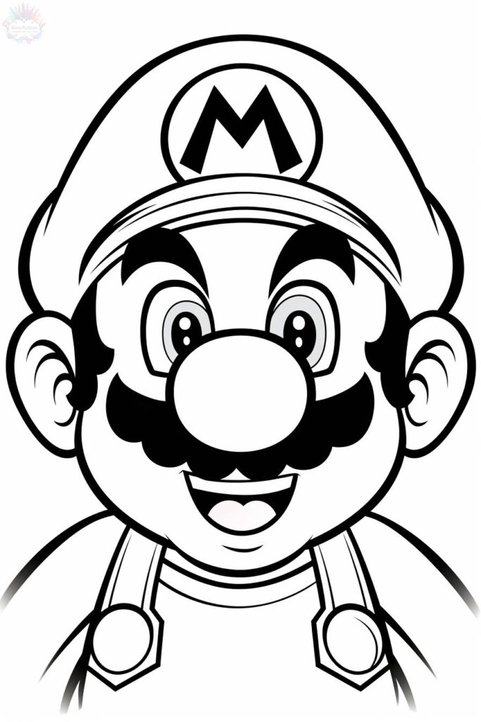Ausmalbilder Super Mario
