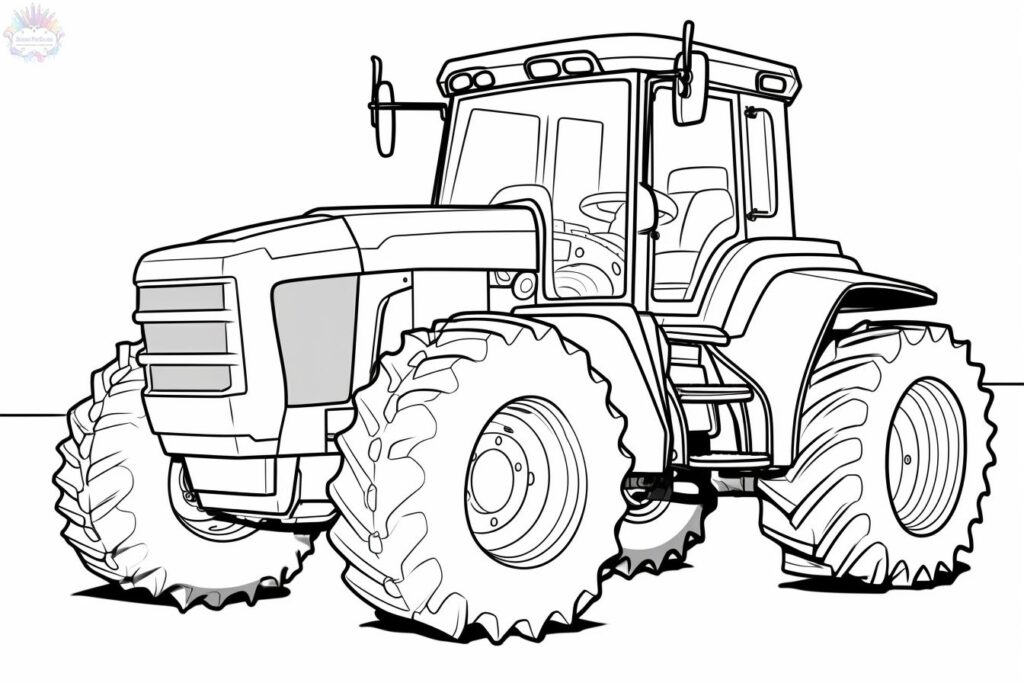 Ausmalbilder Traktor