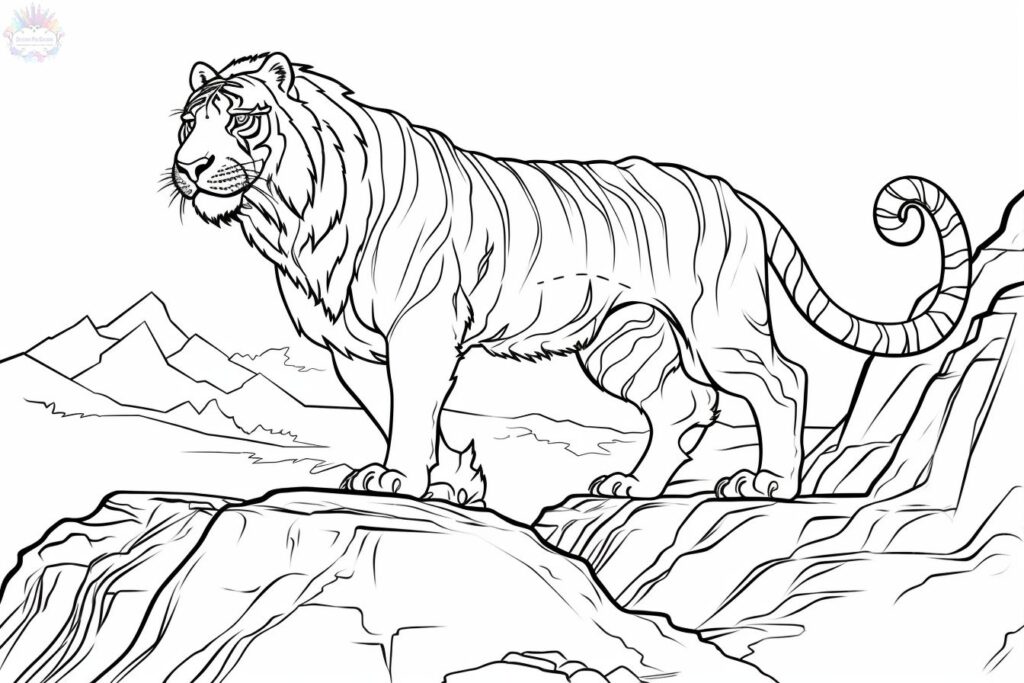 Tiger Ausmalbilder
