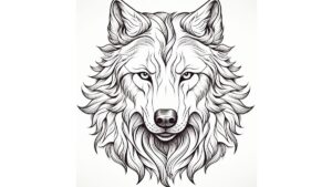 Wolf Ausmalbilder